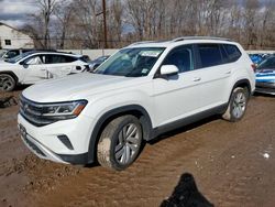 Salvage cars for sale at Chalfont, PA auction: 2021 Volkswagen Atlas SEL