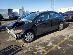 Salvage cars for sale at Hayward, CA auction: 2006 Honda Civic LX