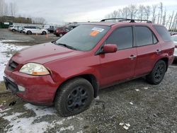 Salvage cars for sale at Arlington, WA auction: 2002 Acura MDX Touring