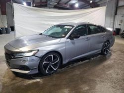 Salvage cars for sale at North Billerica, MA auction: 2022 Honda Accord Sport