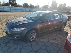 Salvage cars for sale at Martinez, CA auction: 2015 Ford Fusion SE Hybrid