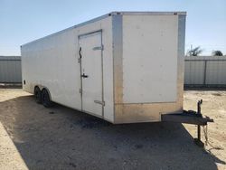 Salvage trucks for sale at Temple, TX auction: 2022 Cargo 2022 Deep South Texas DS8524TA3 Enclosed Cargo TRA