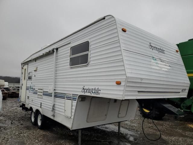 2001 Keystone Travel Trailer