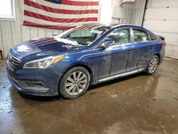 Salvage cars for sale at Lyman, ME auction: 2015 Hyundai Sonata Sport