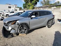 2022 Toyota Highlander Hybrid XLE en venta en Opa Locka, FL