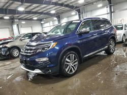 Salvage cars for sale at Ham Lake, MN auction: 2016 Honda Pilot Elite