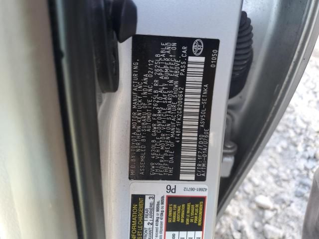 2012 Toyota Camry Base