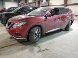 Salvage cars for sale at Eldridge, IA auction: 2015 Nissan Murano S