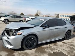 Salvage cars for sale at Littleton, CO auction: 2020 Toyota Camry SE