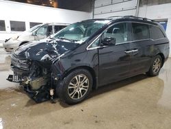 Salvage cars for sale at auction: 2012 Honda Odyssey EXL