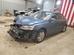 Salvage cars for sale at West Mifflin, PA auction: 2015 Volkswagen Jetta SE