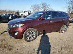 Salvage cars for sale at Baltimore, MD auction: 2018 KIA Sorento SX