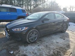 Salvage cars for sale at North Billerica, MA auction: 2017 Hyundai Elantra SE