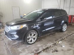 Salvage cars for sale at Madisonville, TN auction: 2018 Ford Escape Titanium