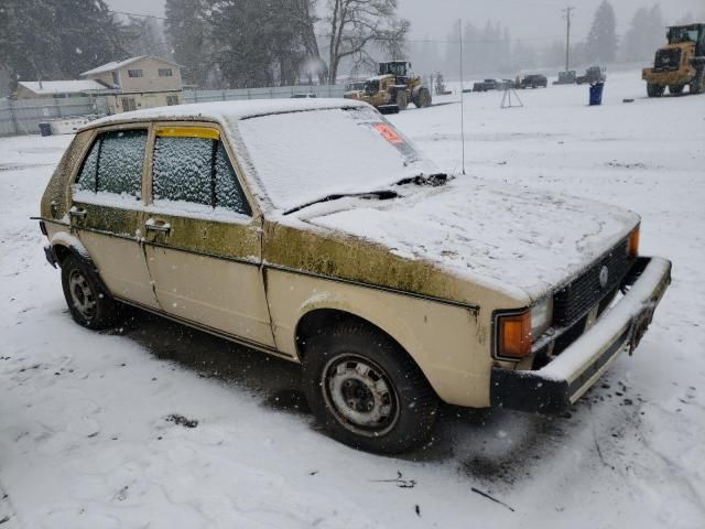 1981 Volkswagen Rabbit L Custom