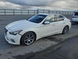 Salvage cars for sale at Fresno, CA auction: 2016 Infiniti Q50 Premium