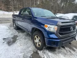 Salvage cars for sale from Copart North Billerica, MA: 2014 Toyota Tundra Double Cab SR