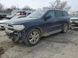 Dodge Durango Crew salvage cars for sale: 2013 Dodge Durango Crew