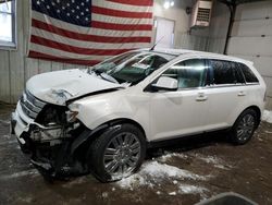 Salvage cars for sale at Lyman, ME auction: 2010 Ford Edge Limited