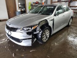 Salvage cars for sale at Pekin, IL auction: 2018 KIA Optima LX