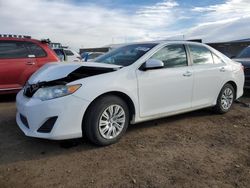 Salvage cars for sale at Brighton, CO auction: 2012 Toyota Camry Base