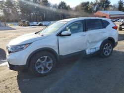 Salvage cars for sale at Mendon, MA auction: 2017 Honda CR-V EX