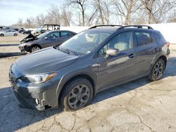 Salvage cars for sale at Bridgeton, MO auction: 2022 Subaru Crosstrek Sport