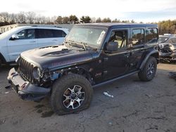 Salvage cars for sale at Exeter, RI auction: 2021 Jeep Wrangler Unlimited Rubicon