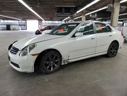 Salvage cars for sale at Wheeling, IL auction: 2005 Infiniti G35