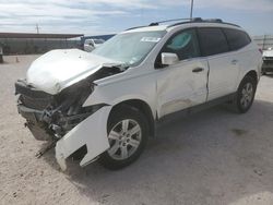 Salvage cars for sale at Andrews, TX auction: 2011 Chevrolet Traverse LT