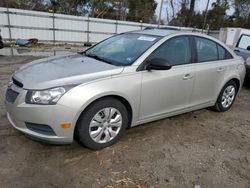 Salvage cars for sale at Hampton, VA auction: 2013 Chevrolet Cruze LS