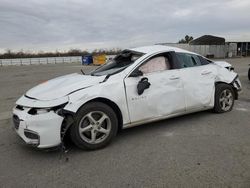 Carros salvage a la venta en subasta: 2018 Chevrolet Malibu LS