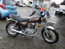 Salvage motorcycles for sale at Hayward, CA auction: 1981 Yamaha XS650