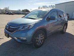 Salvage cars for sale at Sacramento, CA auction: 2015 Honda CR-V EXL