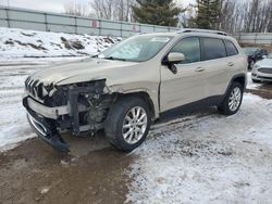 Salvage cars for sale at Davison, MI auction: 2015 Jeep Cherokee Limited