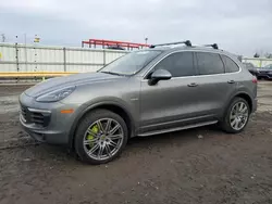 Salvage cars for sale at Dyer, IN auction: 2015 Porsche Cayenne SE Hybrid