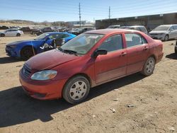 Salvage cars for sale at Colorado Springs, CO auction: 2003 Toyota Corolla CE