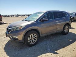 Salvage cars for sale at San Antonio, TX auction: 2015 Honda CR-V EX