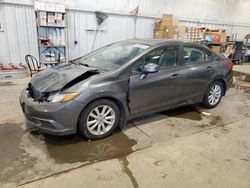 Honda Civic salvage cars for sale: 2012 Honda Civic EX