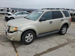 Salvage cars for sale at Grand Prairie, TX auction: 2012 Ford Escape XLT