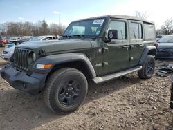 Salvage cars for sale at Chalfont, PA auction: 2020 Jeep Wrangler Unlimited Sport