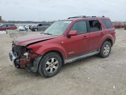 Salvage cars for sale at Kansas City, KS auction: 2008 Ford Escape Limited