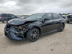 Salvage cars for sale at Houston, TX auction: 2024 Toyota Camry SE Night Shade