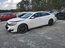 Salvage cars for sale at Fairburn, GA auction: 2022 Chevrolet Malibu LT