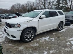 Salvage cars for sale at North Billerica, MA auction: 2019 Dodge Durango GT