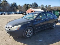 Salvage cars for sale at Mendon, MA auction: 2004 Honda Accord LX