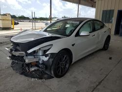 Salvage cars for sale at Homestead, FL auction: 2022 Tesla Model 3