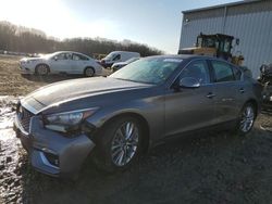 Salvage cars for sale at Windsor, NJ auction: 2023 Infiniti Q50 Luxe