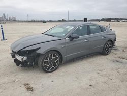 Salvage cars for sale at New Braunfels, TX auction: 2022 Hyundai Sonata N Line