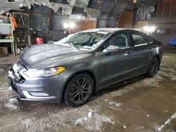 Salvage cars for sale at Albany, NY auction: 2018 Ford Fusion SE